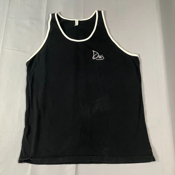 Drai’s Las Vegas Tank Top Black White Trim Men’s XL American Apparel - Picture 1 of 12